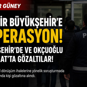 izmir büyükşehir operasyon