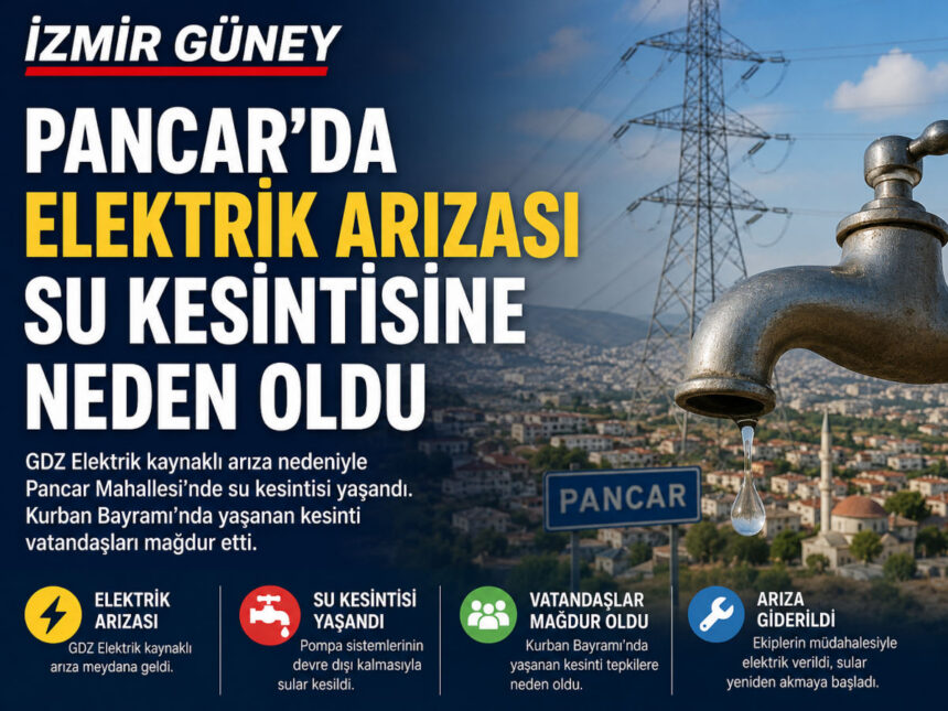 pancar su kesintisi