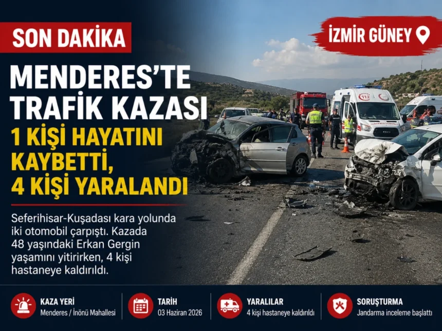 menderes trafik kazası